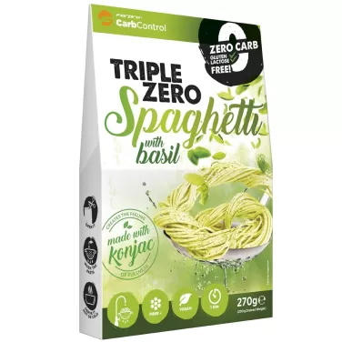 zero kalóriás tészta - spaghetti bazsalikommal cukor/zsír/laktóz/glutén/szójamentes 270 g