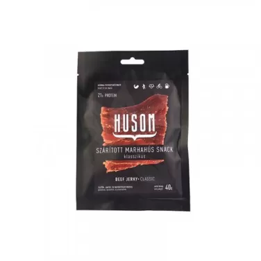 Gluténmentes husom szárított marhahús snack klasszikus 40g