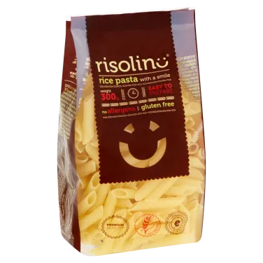 Gluténmentes risolino rizstészta penne 300g