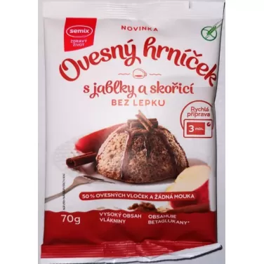 Gluténmentes bögrés sütemény csíráztatott quinoa pehellyel almás-fahéjas 70 g